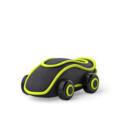 Yellow Cyber Car