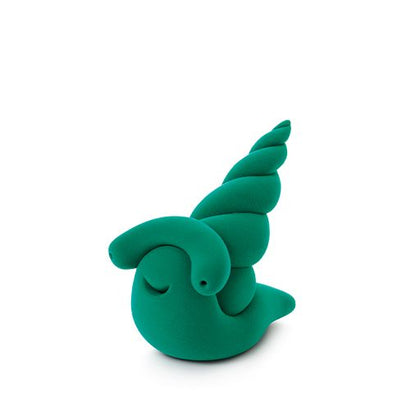 Dark green snail