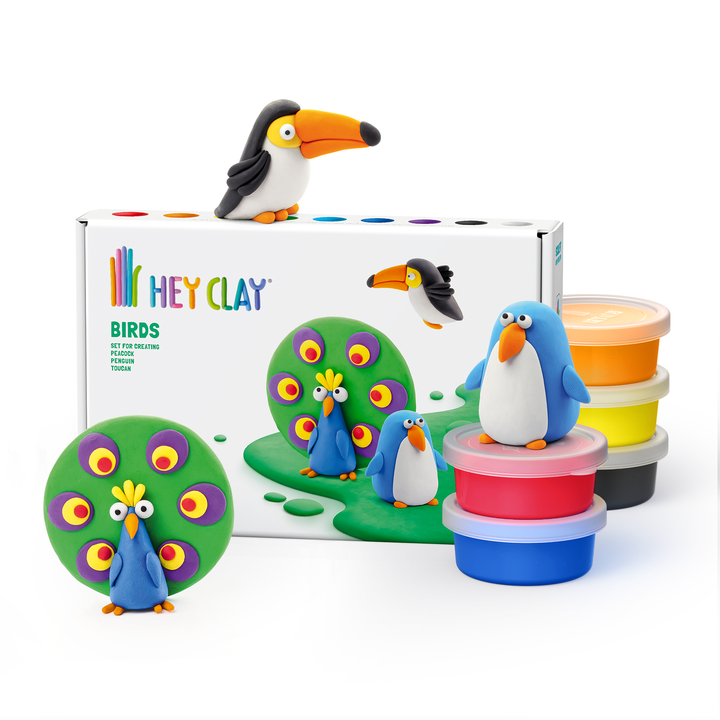 TOUCAN, PENGUIN, PEACOCK