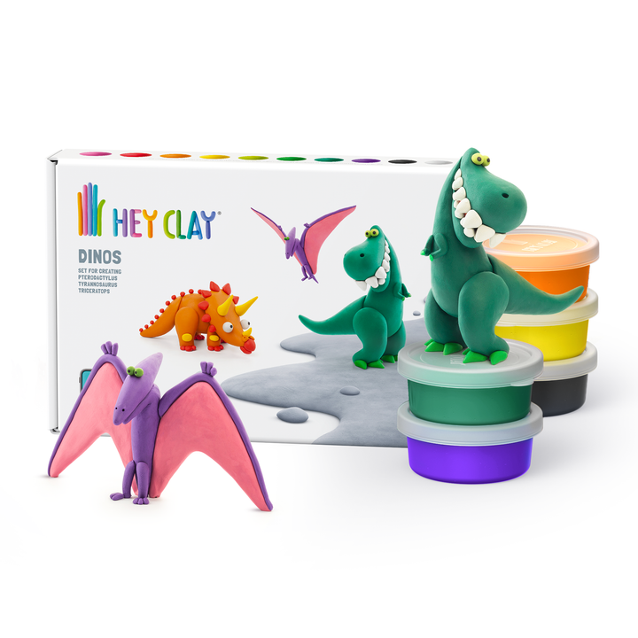 PTERODACTYLUS, TRICERATOPS, TYRANNOSAURUS