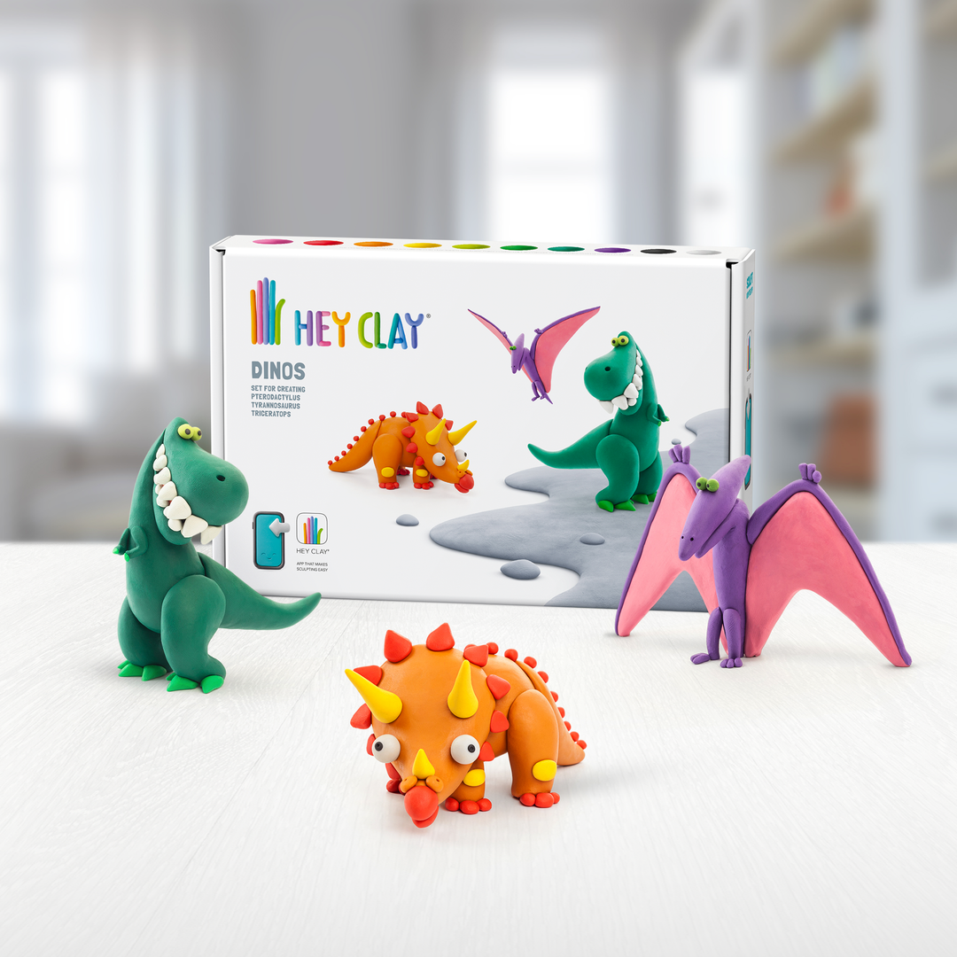 PTERODACTYLUS, TRICERATOPS, TYRANNOSAURUS