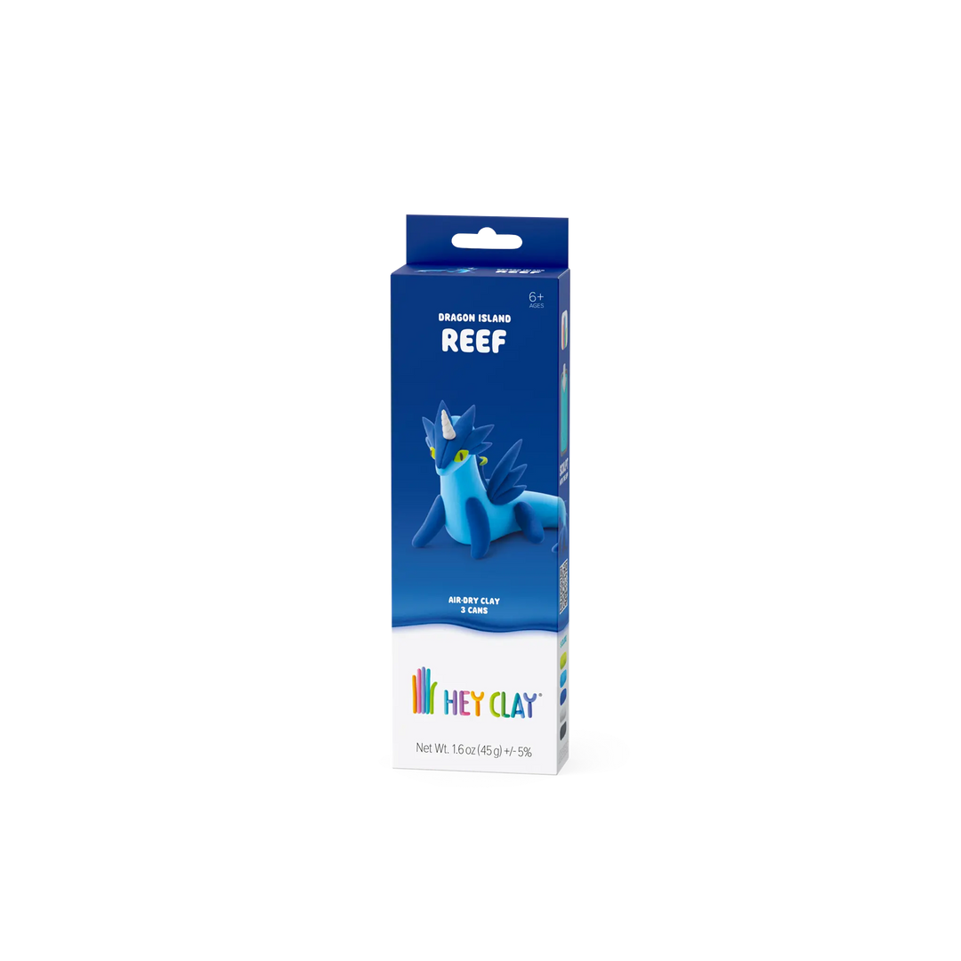 HEY CLAY Reef dragon air-dry clay kit, package front