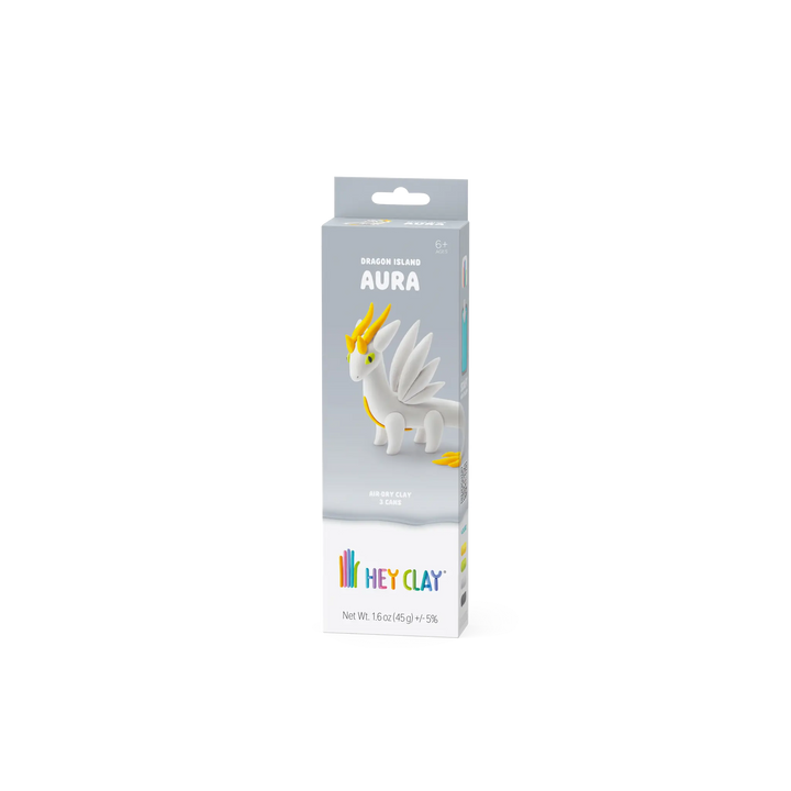 HEY CLAY Aura dragon air-dry clay kit, package front