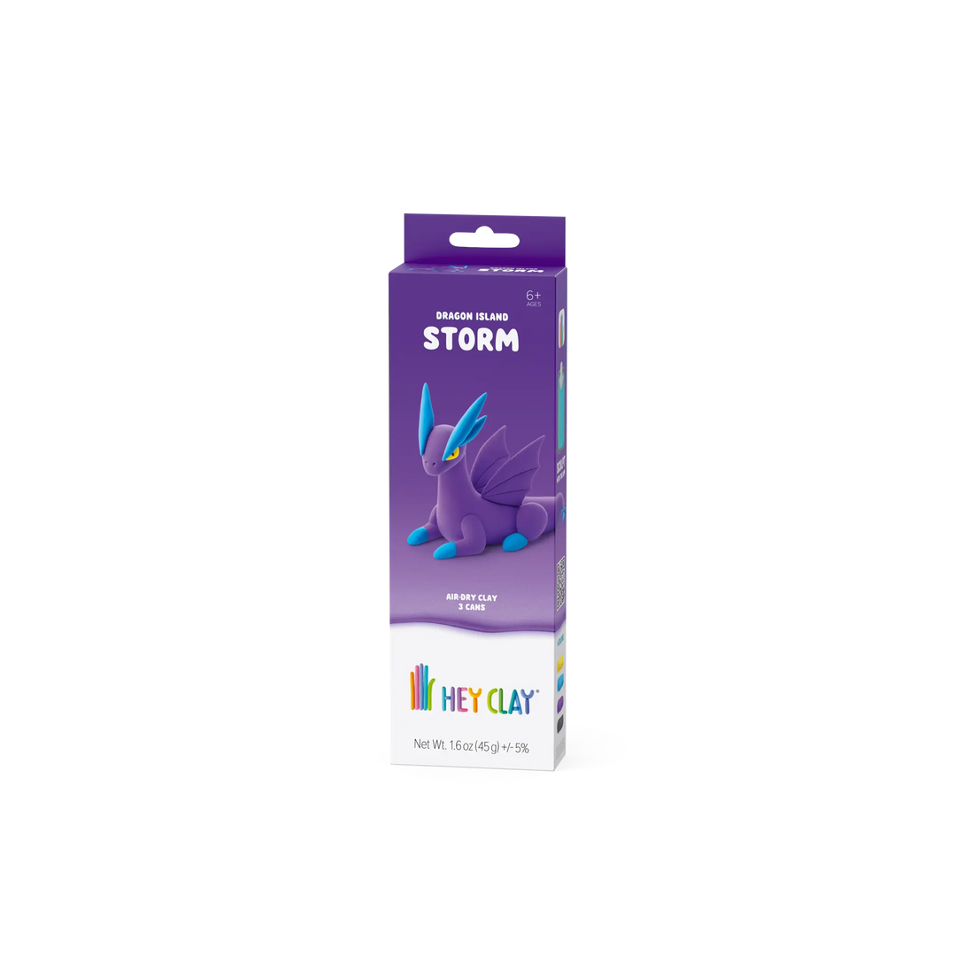 HEY CLAY Storm dragon air-dry clay kit, package front