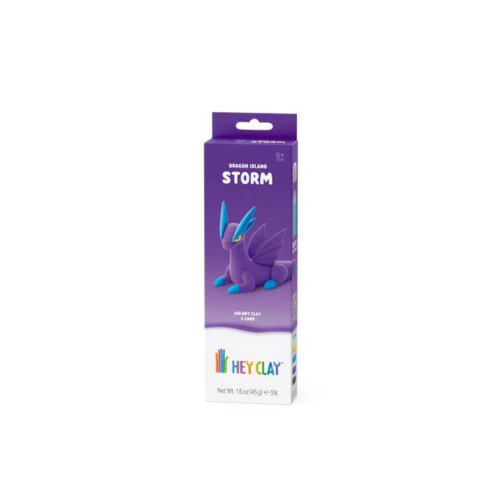 HEY CLAY Storm dragon air-dry clay kit, package front